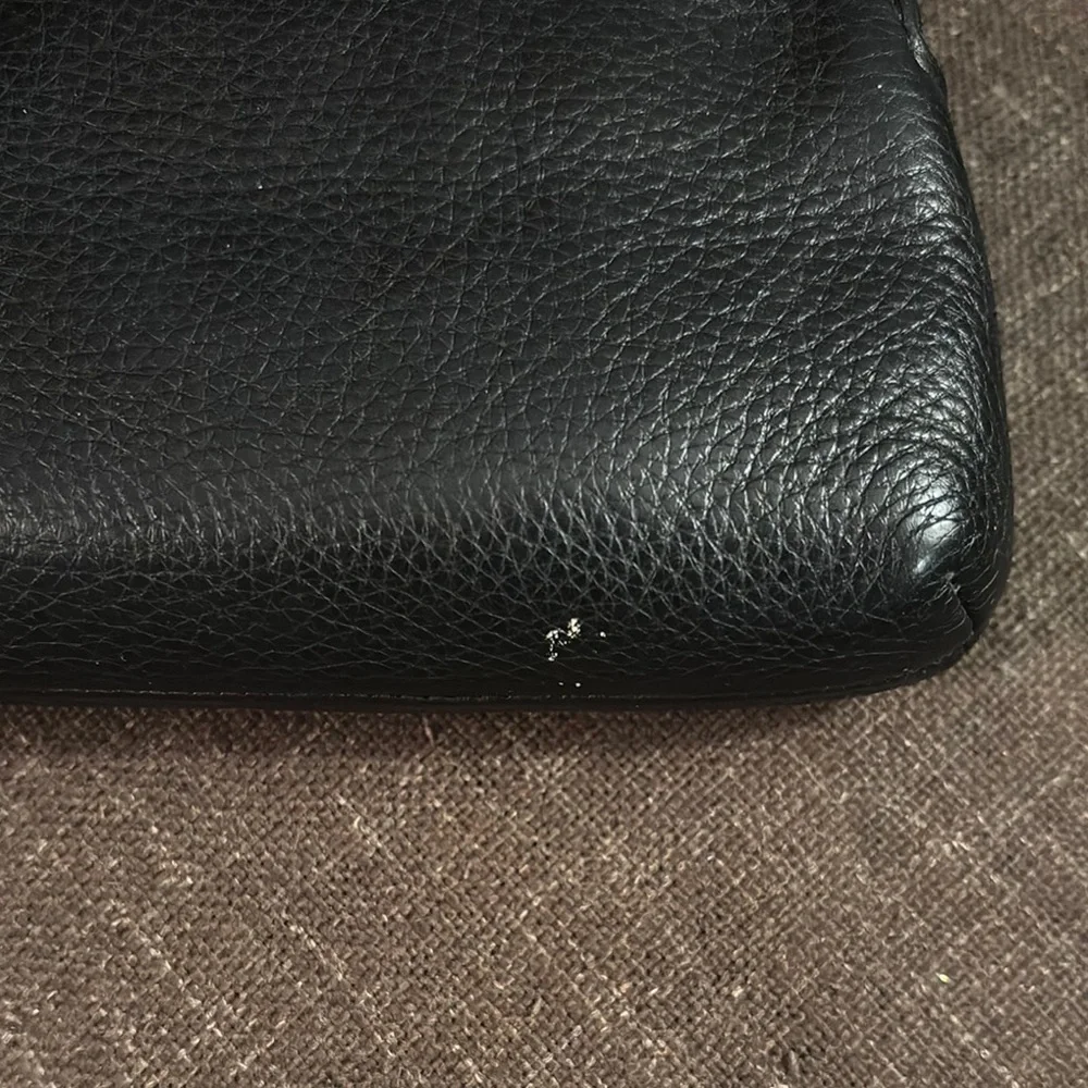 Coach Black Leather Wristlet - Picture 3 of 5